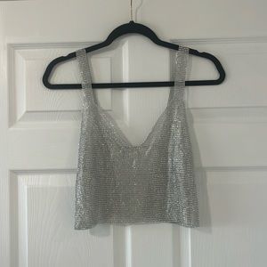Rhinestone tank top